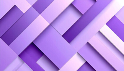 Obraz premium 紫色の幾何学模様のイラスト。3D。立体的なブロックスタイル。Purple geometric illustration. 3D. Three-dimensional block style.