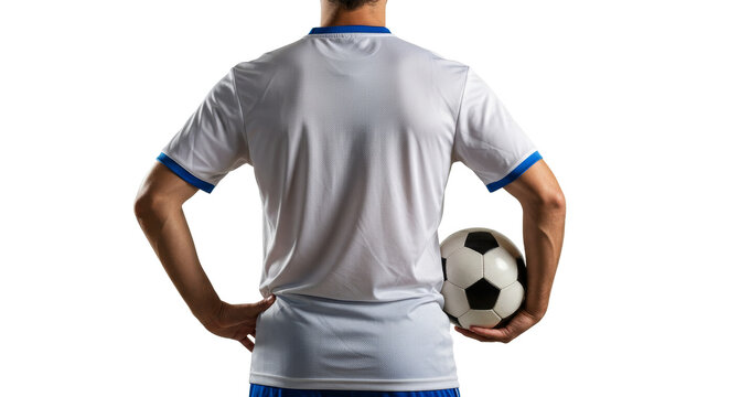 Soccer Player with Ball: Ready for the Game!
