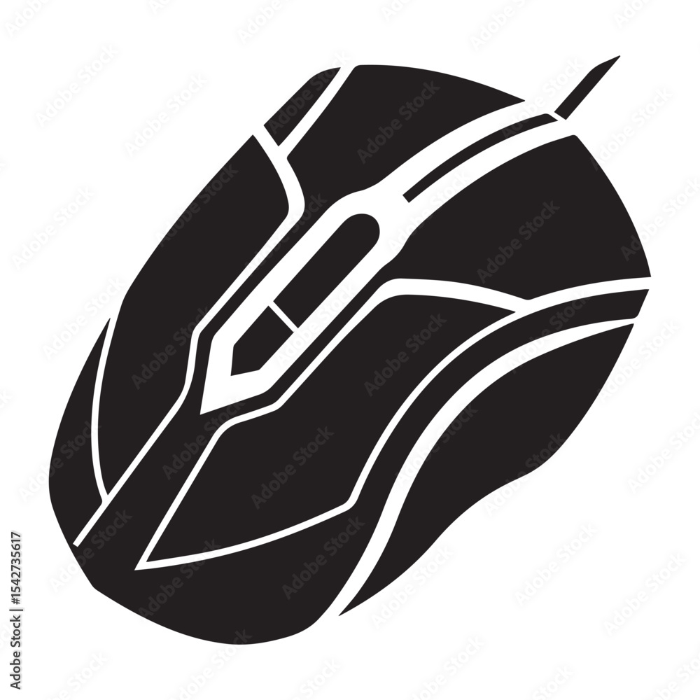 Aufkleber high-resolution vector illustration of a modern computer mouse icon perfect for websites, presentati