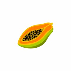 papaya illustration