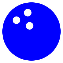 Bowling Sport Icon Blue_1