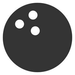 Bowling Sport Icon Black_1