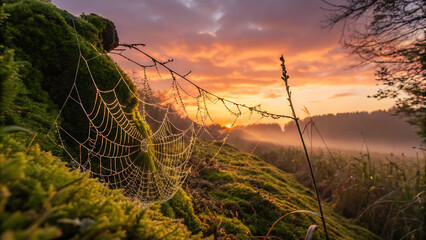 morning dew on the grass