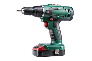 electric drill isolated on white