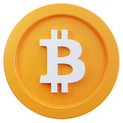 Obraz premium Bitcoin Coin Symbol