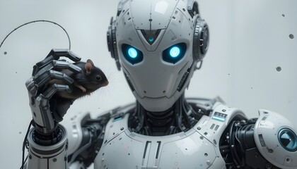 Original name(s): A robot holding a mouse.png
