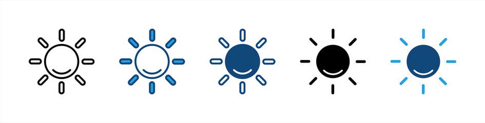 Sunshine icon sheet multiple style collection