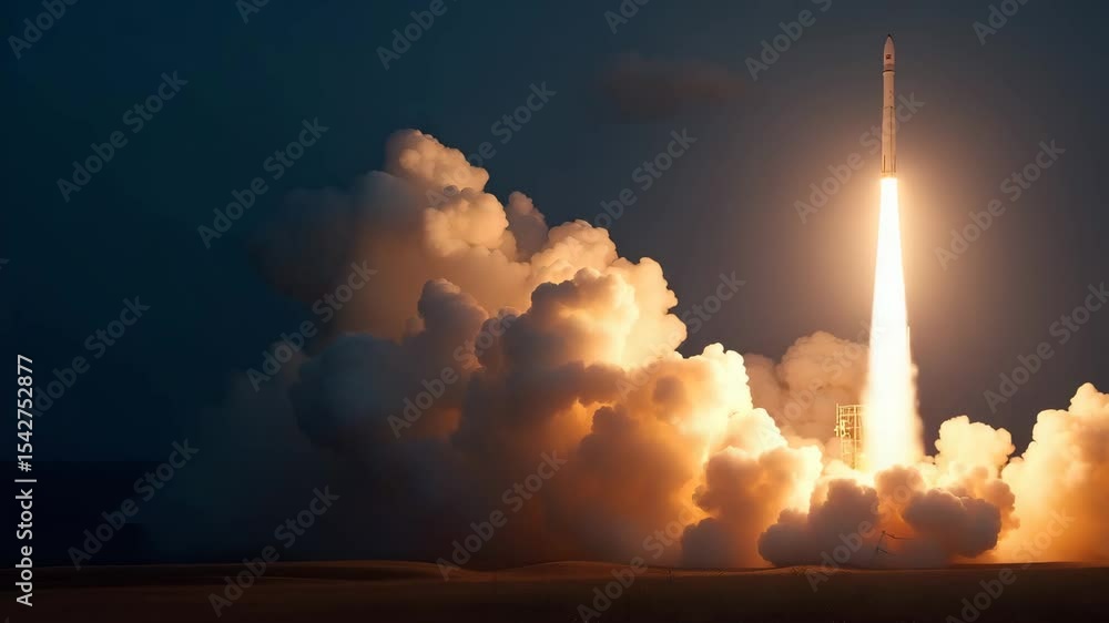 Poster dynamic rocket launches: advanced propulsion systems & high-velocity launch sequences with integrate
