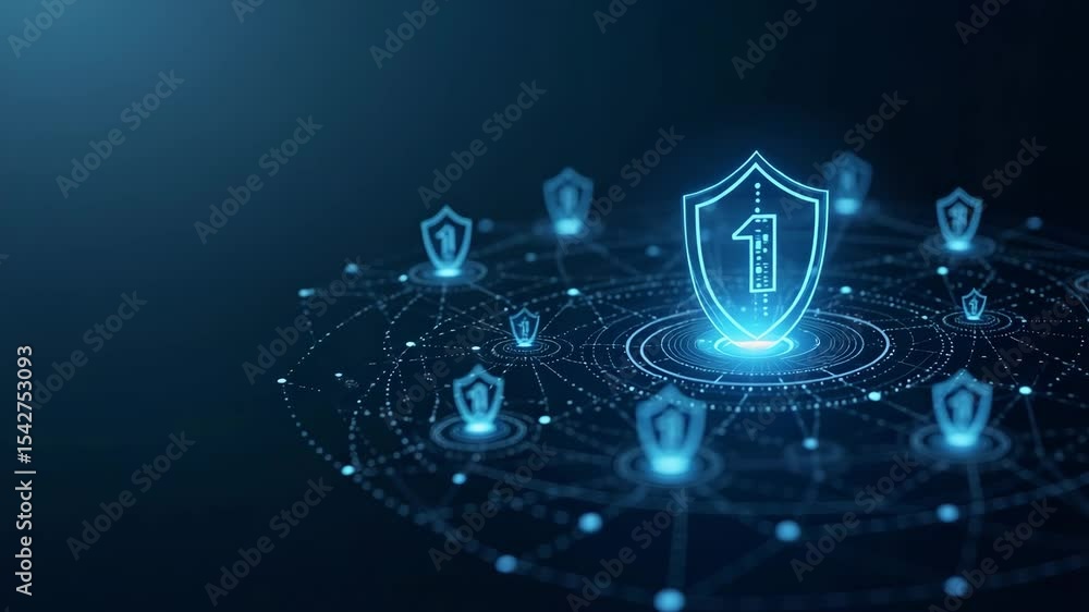 Poster depicting decentralized international lending platforms utilizing blockchain and fintech innovation 