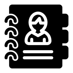 Contact Book Notebook Profile Icon