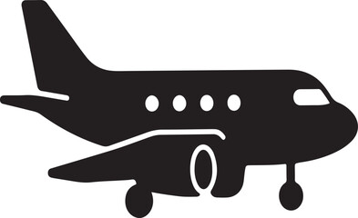vector illustration of airplane