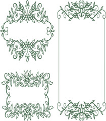 Beautiful flower art and mandala vector design