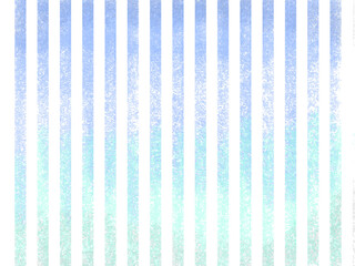 クレヨン風涼しげストライプ（ブルー）