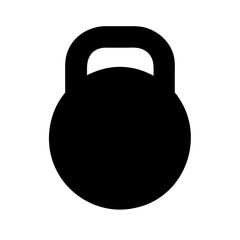 Kettlebell clipart vector for strength training, gym posters and fitness apps