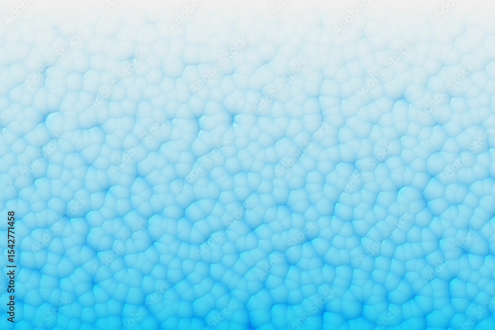 Poster blue bubble pattern abstract design