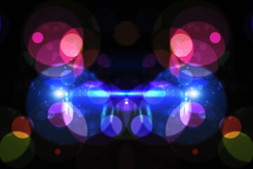 Digitally generated cool nightlife design