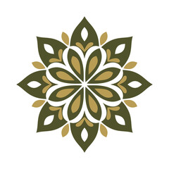 Floral Mandala Flower Design