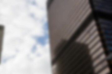 Defocused image of modern building