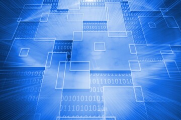 Shiny background with squares
