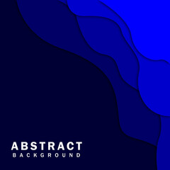abstract background. irregular water waves, dark blue color