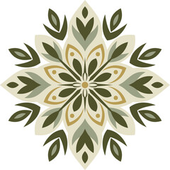 Decorative Floral Mandala Design
