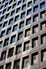 Low angle close-up view of office building