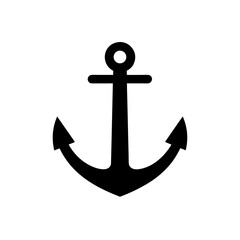 Anchor Icon Vector with Flat and Clean Isolated Look