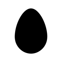 Egg Icon Vector in Flat Clean and Isolated Design