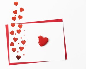Envelope against white background
