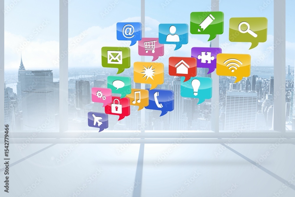 Poster computing application icons