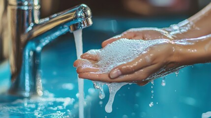 Hand washing steps for illness prevention