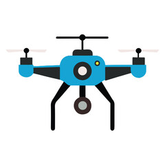 drone flying over a landscape