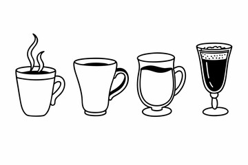 set of glass of drink