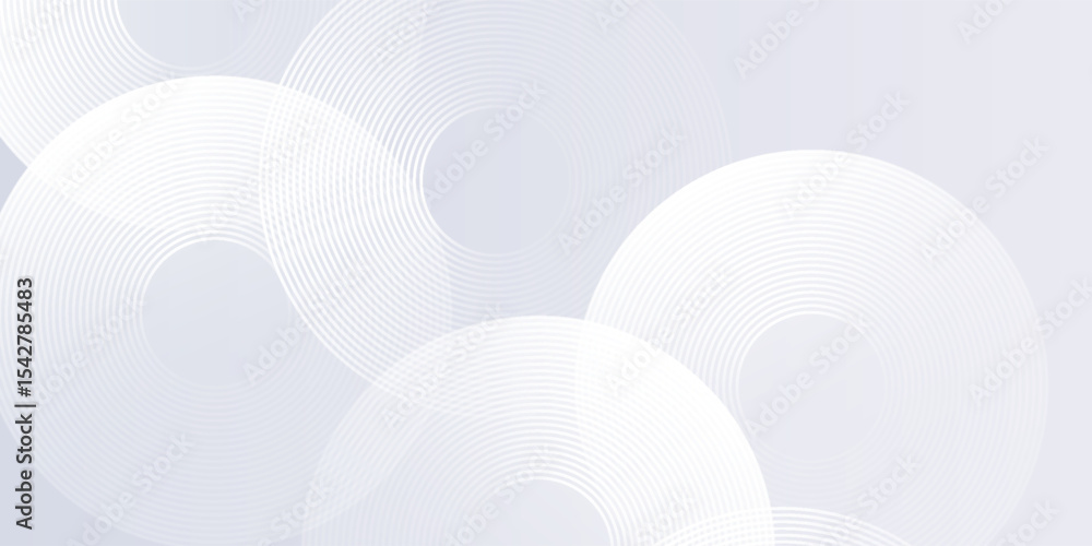 Poster abstract lines grey background with dynamic circle lines modern abstract