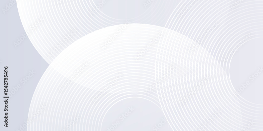 Poster abstract lines grey background with dynamic circle lines modern