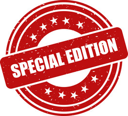 Special edition red stamp, Stamp round style
