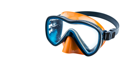 diving mask isolated on white