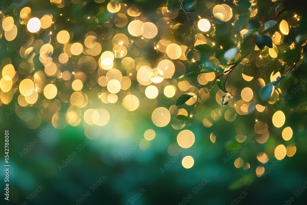 Poster captivating shimmering bokeh green motion background with dynamic light patterns, shimmering bokeh g