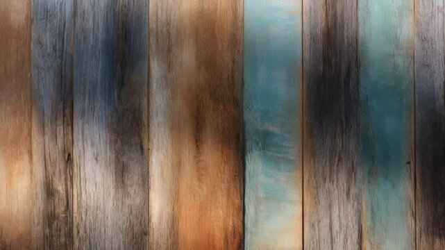Distressed Wood Texture with Weathered Planks for Rustic Backgrounds
