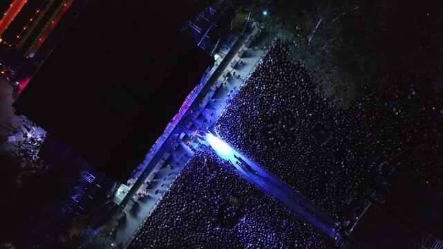 Mosh Pit from Above (Drone)
