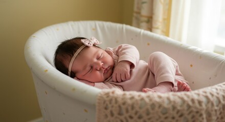 newborn baby child sleeping peaceful sleep