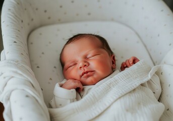 newborn baby child sleeping peaceful sleep
