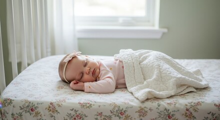 newborn baby child sleeping peaceful sleep