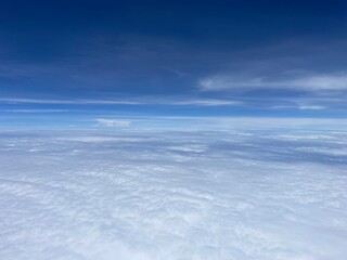 Endless Cloud Sea under Blue Sky

