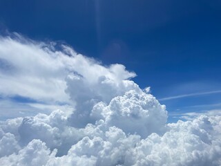 Expansive Cloudscape and Blue Sky
