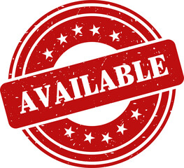 Available red stamp