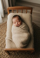 newborn baby child sleeping peaceful sleep