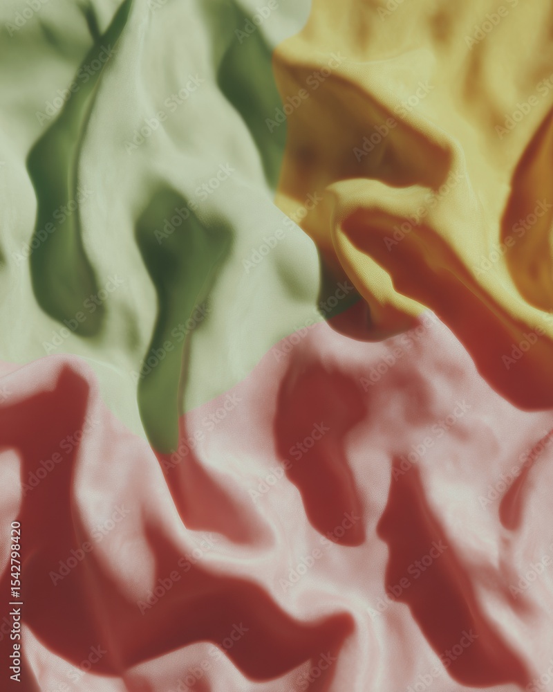 Aufkleber Vibrant Abstract Meteorology Background with Smooth Gradient and Playful Geometric Patterns for Digital Marketing and Atmospheric Concept Art