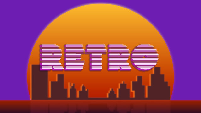 Colorful Retro Text Opener