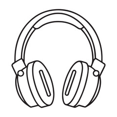 headphones isolated on white background